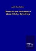 Cover-Bild zum Titel 'Geschichte der Philosophie in übersichtlicher Darstellung' von 'Adolf Mannheimer'