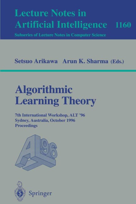 Algorithmic Learning Theory - 