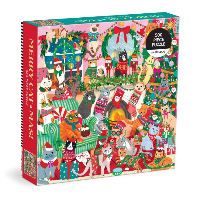 Merry Catmas! 500 Piece Family Puzzle - 