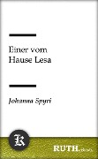 Cover-Bild zum Titel 'Einer vom Hause Lesa' von 'Johanna Spyri'