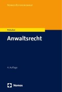Cover-Bild zum Titel 'Anwaltsrecht' von 'Stefan Peitscher'