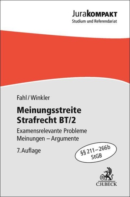 Meinungsstreite Strafrecht BT/2 - Christian Fahl, Klaus Winkler