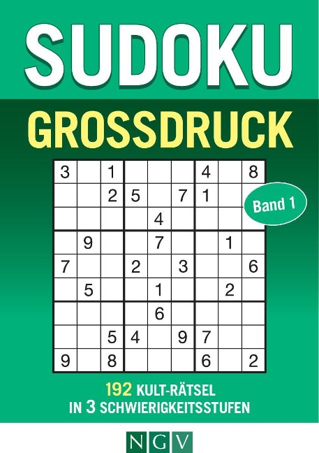Sudoku Großdruck - Band 1 - 