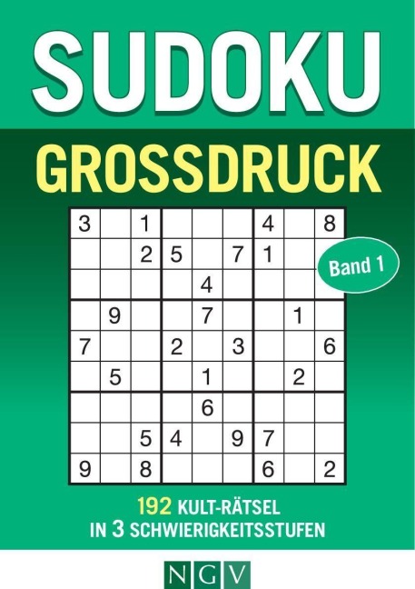 Sudoku Großdruck - Band 1 - 