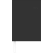 Cover-Bild zum Titel 'Wochenbuch schwarz 2026 - Bürokalender 14,6x21 cm - 1 Woche auf 2 Seiten - mit Eckperforation - Notizbuch - Wochenkalender - 766-0020' von ''