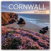 Cover-Bild zum Titel 'Cornwall 2026 - 16-Monatskalender' von 'The Gifted'