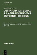 Cover-Bild zum Titel 'Abraham ibn Esras langer Kommentar zum Buch Exodus' von 'Abraham Ibn Esra'