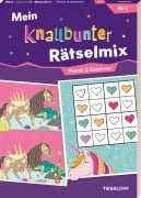 Cover-Bild zum Titel 'Mein knallbunter Rätselmix. Pferde & Einhörner' von ''