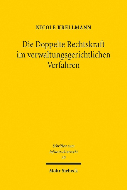 Die Doppelte Rechtskraft im verwaltungsgerichtlichen Verfahren - Nicole Krellmann