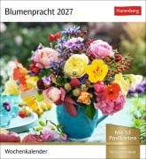 Cover-Bild zum Titel 'Blumenpracht Postkartenkalender 2027 - Wochenkalender mit 53 Postkarten' von ''