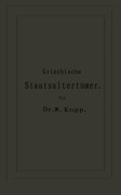 Cover-Bild zum Titel 'Griechische Staatsaltertümer' von 'Na Thumser, Na Kopp'