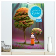 Nature's Stitches (High Quality Premium Wall Calendar 2026 DIN A2 portrait),CALVENDO 12 Month Wall Calendar - Christine Aka Stine1