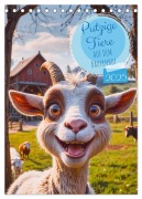 Putzige Tiere - Auf dem Bauernhof (Tischkalender 2025 DIN A5 hoch), CALVENDO Monatskalender - Sell Pixs:Sell
