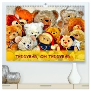Cover-Bild zum Titel 'TEDDYBÄR, OH TEDDYBÄR... (hochwertiger Premium Wandkalender 2026 DIN A2 quer), Kunstdruck in Hochglanz' von 'Jennifer Chrystal'