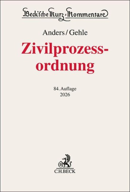 Zivilprozessordnung. ZPO - 
