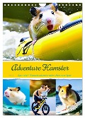 Adventure Hamster - Sportliche KI Hamster präsentieren den Abenteuer-Sport (Wandkalender 2024 DIN A4 hoch), CALVENDO Monatskalender - Fred Schimak
