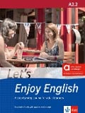 Cover-Bild zum Titel 'Let's Enjoy English A2.2 - Hybrid Edition allango' von ''