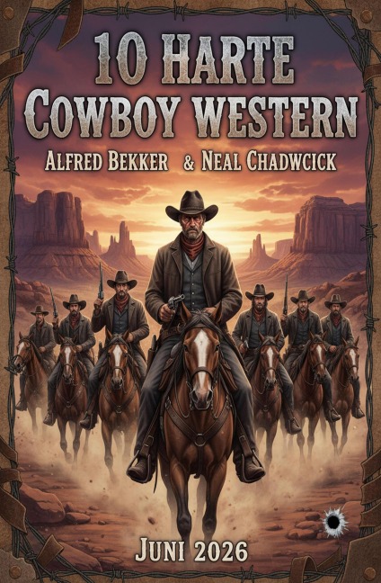 10 Harte Cowboy Western Juni 2026 - Alfred Bekker, Neal Chadwick