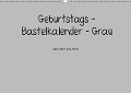Cover-Bild zum Titel 'Geburtstags - Bastelkalender - Grau (Wandkalender immerwährend DIN A3 quer)' von 'Nina Tobias'