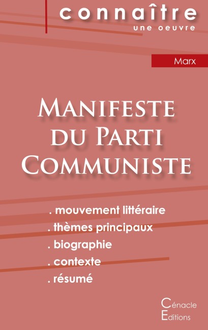 Fiche de lecture Manifeste du Parti Communiste de Karl Marx (analyse philosophique de référence et résumé complet) - Karl Marx