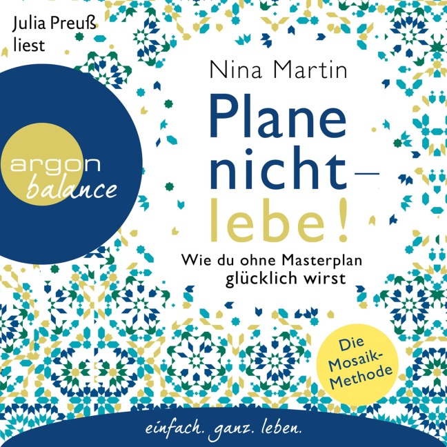 Plane nicht - lebe! - Nina Martin, Benedict Probst