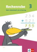 Cover-Bild zum Titel 'Rechenrabe 3. Ausgabe Nordrhein-Westfalen. Mein Arbeitsheft mit eTraining Klasse 3' von ''