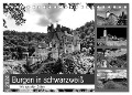 Burgen in schwarzweiß - Wie aus alten Zeiten (Tischkalender 2024 DIN A5 quer), CALVENDO Monatskalender - Arno Klatt