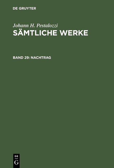 Nachtrag - 