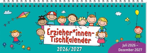 Cover-Bild zum Titel 'ErzieherInnen-Tischkalender 2026 / 2027' von ''
