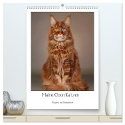 Cover-Bild zum Titel 'Maine Coon Katzen. Eleganz auf Samtpfoten (hochwertiger Premium Wandkalender 2027 DIN A2 hoch), Kunstdruck in Hochglanz' von 'Thomas Siepmann'