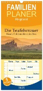 Familienplaner 2025 - Die Teufelsmauer - Bizarre Felsformationen im Harz mit 5 Spalten (Wandkalender, 21 x 45 cm) CALVENDO - LianeM LianeM