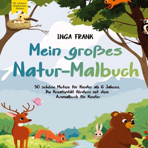 Mein großes Natur-Malbuch - Inga Frank