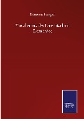 Vocalismus des Lateinischen Elementes - Edmund Stengel