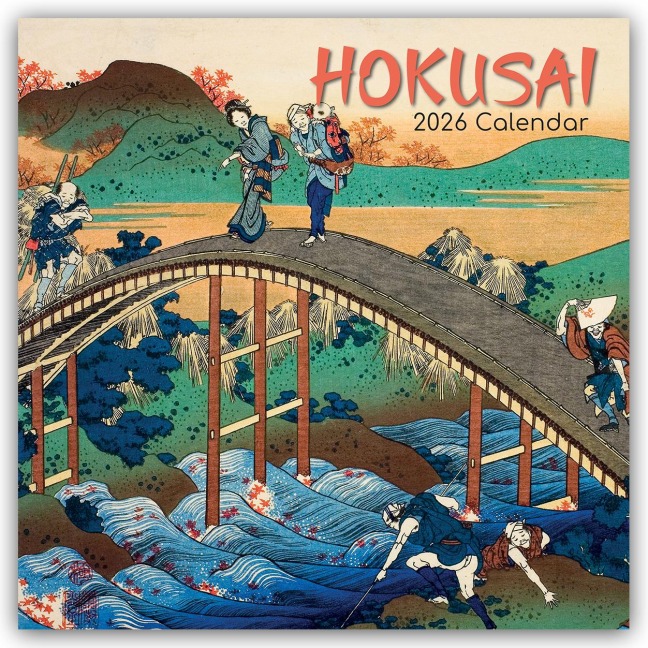 Hokusai 2026 - 16-Monatskalender - The Gifted