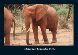 Cover-Bild zum Titel 'Elefanten Kalender 2027 Fotokalender DIN A4' von 'Tobias Schmitt, Kevin Heber'