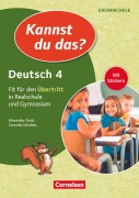 Cover-Bild zum Titel 'Kannst du das? - Neubearbeitung. 4. Jahrgangsstufe - Deutsch: Fit für den Übertritt in Realschule und Gymnasium. Übungsheft' von 'Alexander Geist, Cornelia Scholtes'