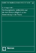 Cover-Bild zum Titel 'Der Europäische Haftbefehl und die Verhältnismäßigkeit seiner Anwendung in der Praxis' von 'Sarah Haggenmüller'