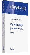 Cover-Bild zum Titel 'Verwaltungsprozessrecht' von 'Thomas Mann, Volker Wahrendorf'