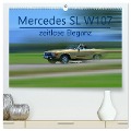 Mercedes SL W107 - zeitlose Eleganz (hochwertiger Premium Wandkalender 2025 DIN A2 quer), Kunstdruck in Hochglanz - Ingo Laue