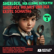 Cover-Bild zum Titel 'Sherlock Holmes und der erste Schultag (Sherlock, der kleine Detektiv 1)' von 'Arthur Conan Doyle, Alice White'