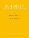 Lieder, Band 10 für hohe Stimme - Franz Schubert