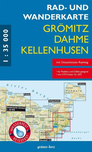 Rad- und Wanderkarte Grömitz, Dahme, Kellenhusen - 
