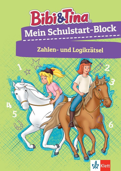 Bibi & Tina: Mein Schulstart-Block Zahlen- und Logikrätsel - 