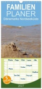 Cover-Bild zum Titel 'Familienplaner 2027 - Dänemarks Nordseeküste mit 5 Spalten (Wandkalender, 21 x 45 cm) CALVENDO' von 'Bo Valentino'