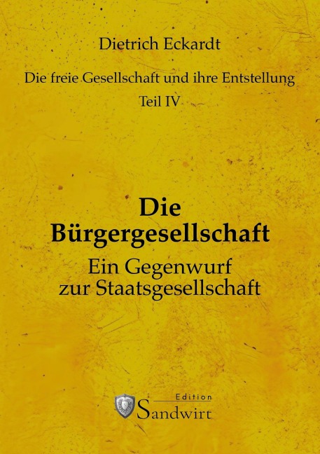 Die Bürgergesellschaft - Dietrich Eckardt