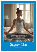 Cover-Bild zum Titel 'Yoga im Bett (Wandkalender 2026 DIN A2 hoch), CALVENDO Monatskalender' von 'Torsten Irmer'