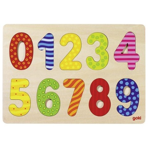 Einlegepuzzle Zahlen 0-9 - 