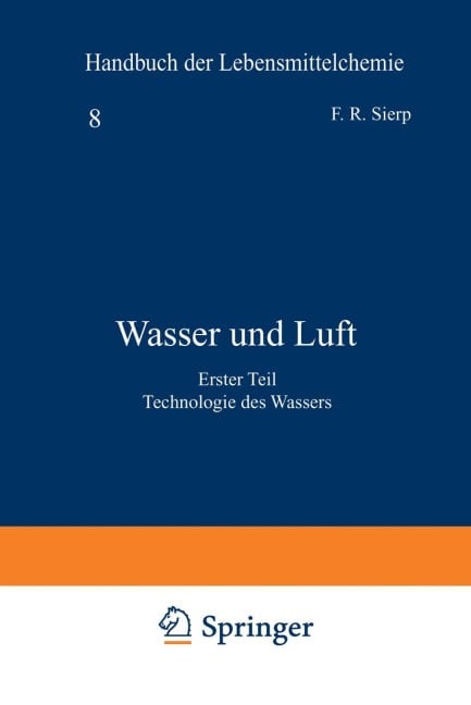 Wasser und Luft - H. Holthöfer, A. Splittgerber, Fr. Sierp