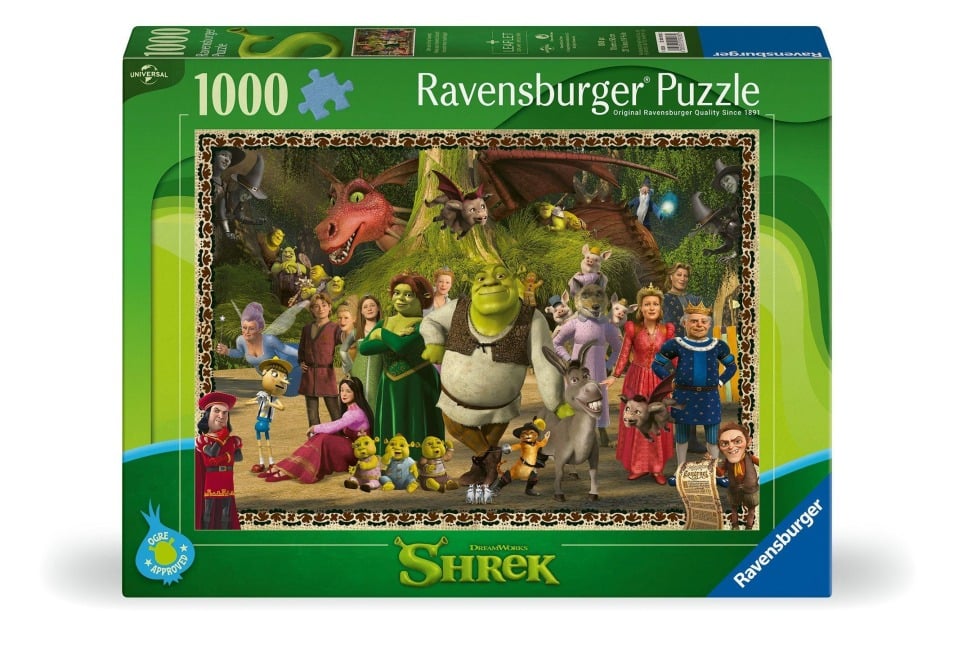 Erwachsenenpuzzle 1000 Teile - Shrek Evergreen - 