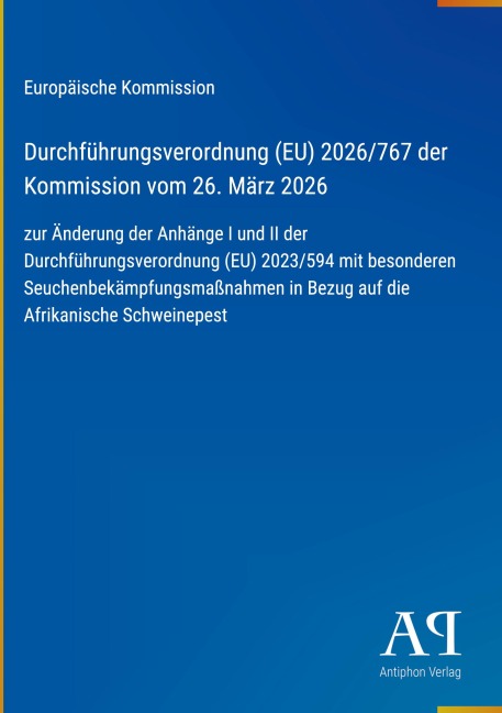 Durchführungsverordnung (EU) 2026/767 der Kommission vom 26. März 2026 - Europäische Kommission